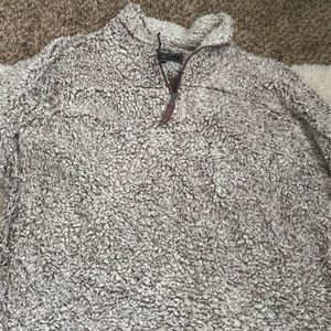 True Grit Sherpa quarter zip
